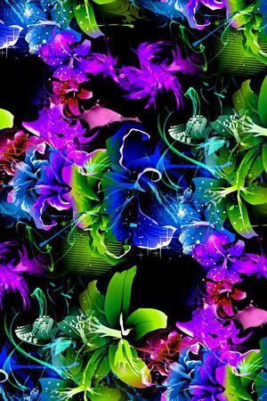 炫耀花印花华亿平台图片