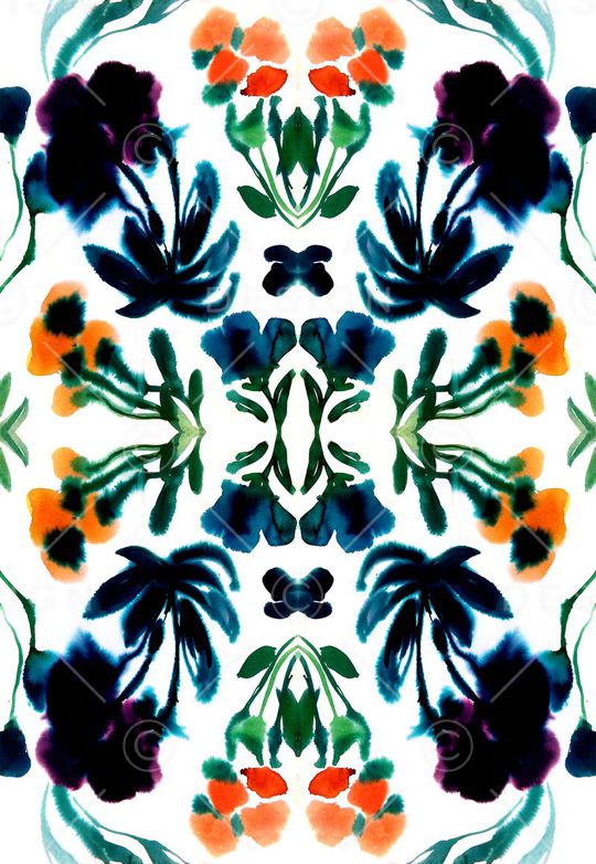 Floral印花华亿平台图片