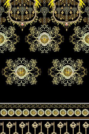 欧式印花华亿平台图片