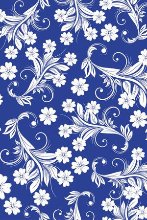 青花瓷印花华亿平台图片