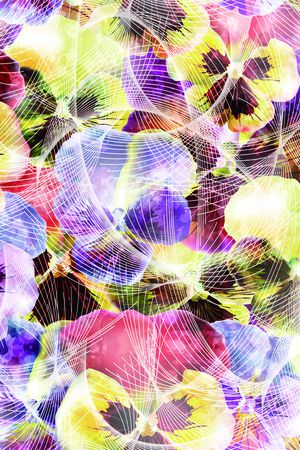 抽象印花华亿平台图片