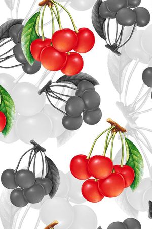 樱桃印花华亿平台图片