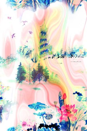 古典＋未来 浪漫印花华亿平台图片