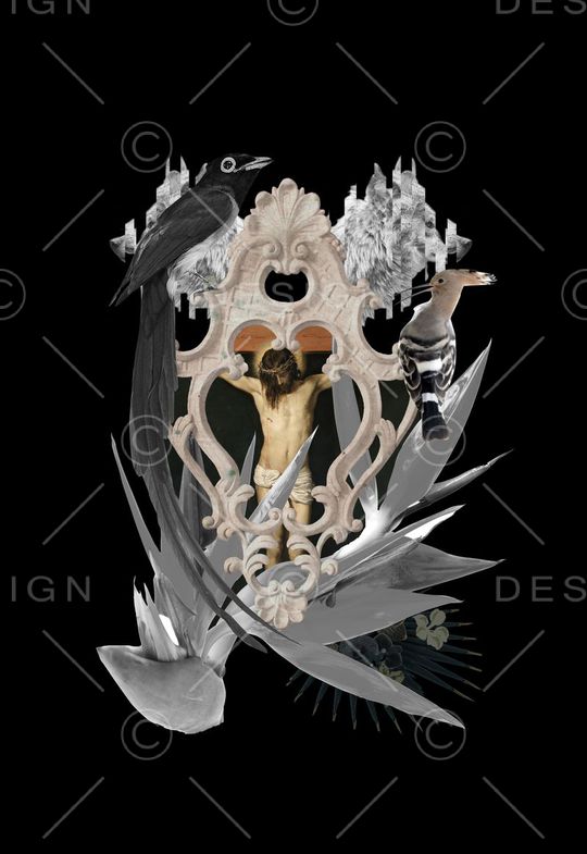 花鸟印花华亿平台图片