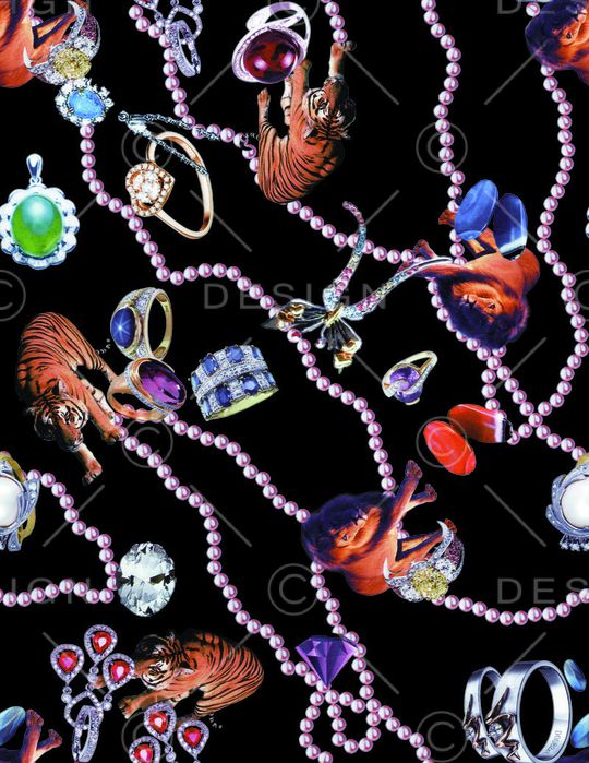 黄色印花华亿平台图片