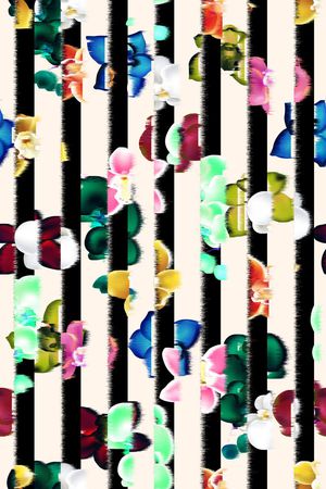 时尚简约印花华亿平台图片