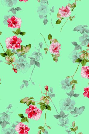 清新印花华亿平台图片