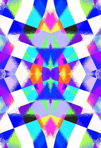 471317-时尚波纹肌理彩色块格子女装泳装内衣