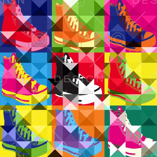 布鞋印花华亿平台图片