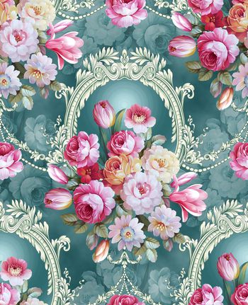 窗帘印花华亿平台图片