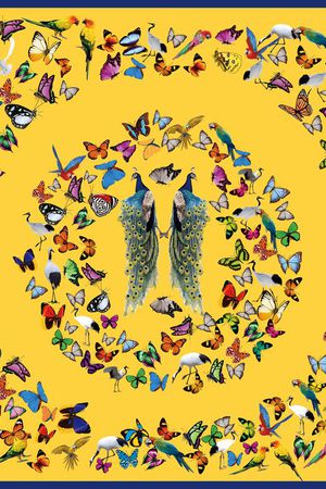 丹顶鹤印花华亿平台图片