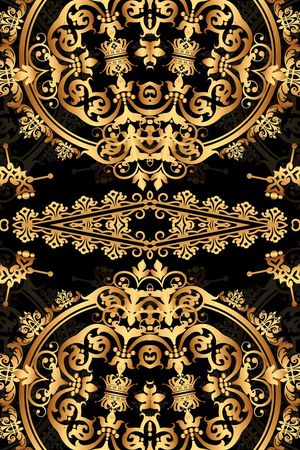 巴洛克印花华亿平台图片