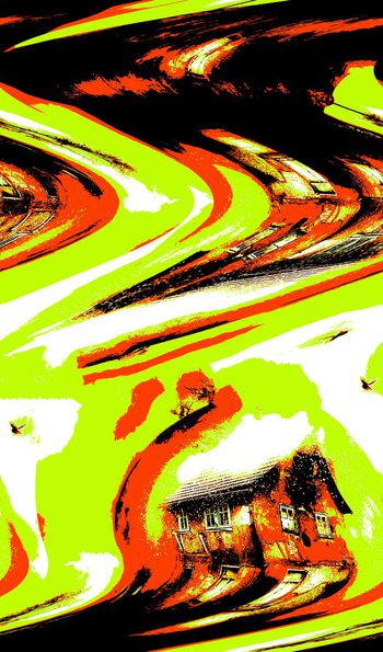 471414-抽象扭曲色块男装