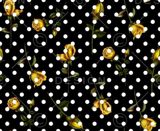 波点金玫瑰 圆点 玫瑰花 女装 衬衣 连衣裙 雪纺 印花 几何 碎花 小碎花 大花 方块 衬衫印花 简单 时尚 大牌 潮流印花 女装印花 传统印花 T恤印花印花华亿平台图片