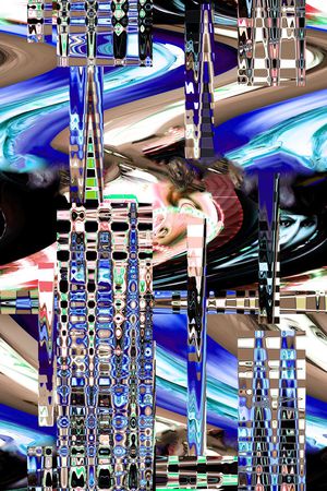 彩色优雅印花华亿平台图片