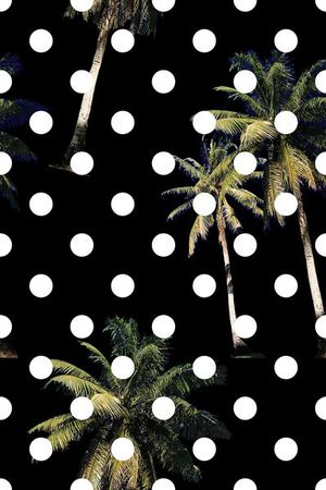 波点椰树 圆点 女装 衬衣 连衣裙 雪纺 印花 几何 碎花 小碎花 大花 方块 衬衫印花 简单 时尚 大牌 潮流印花 女装印花 传统印花 T恤印花印花华亿平台图片