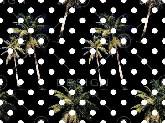 波点椰树 圆点 女装 衬衣 连衣裙 雪纺 印花 几何 碎花 小碎花 大花 方块 衬衫印花 简单 时尚 大牌 潮流印花 女装印花 传统印花 T恤印花印花华亿平台图片