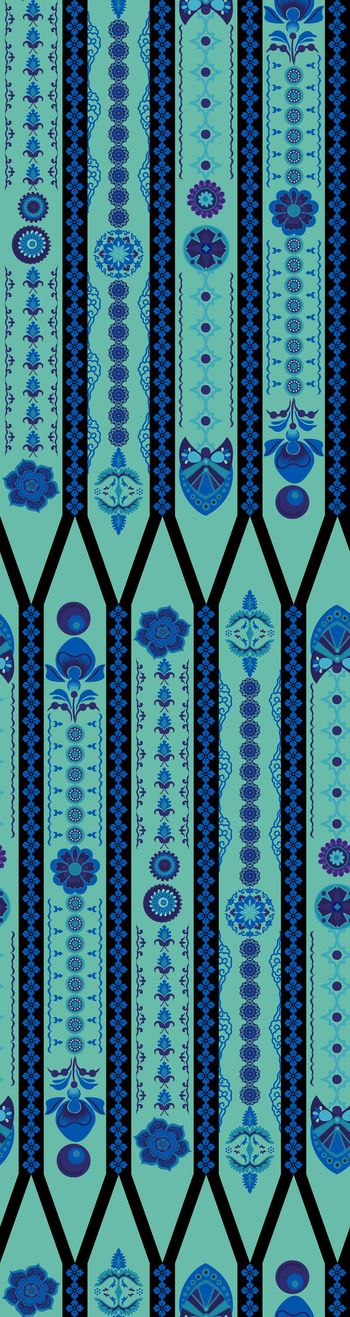 471491-复古花纹时装图案