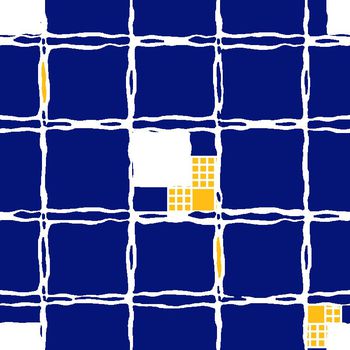 471514-男装衬衫几何双色创意格型