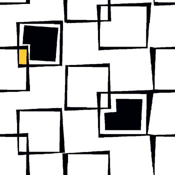 471544-男装衬衫几何错位双色简洁方块格