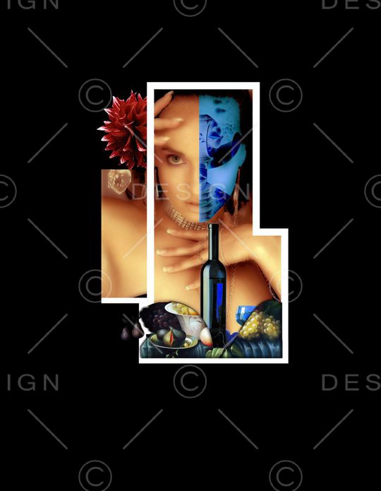 创意插画印花华亿平台图片