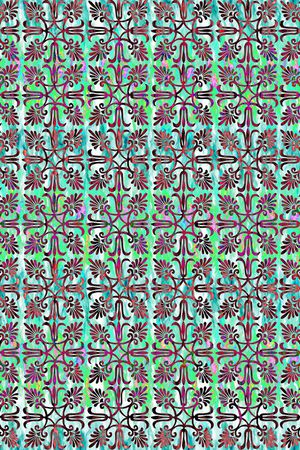 传统花样印花华亿平台图片