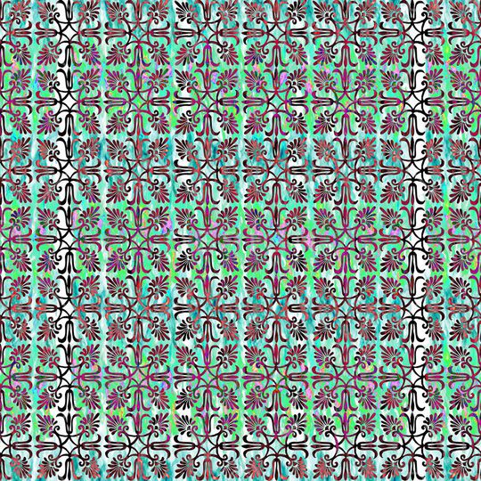 传统花样印花华亿平台图片