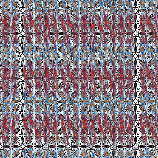 传统花样印花华亿平台图片