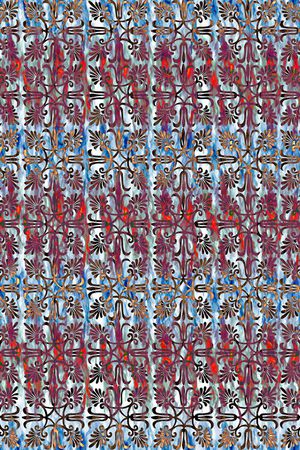 传统花样印花华亿平台图片