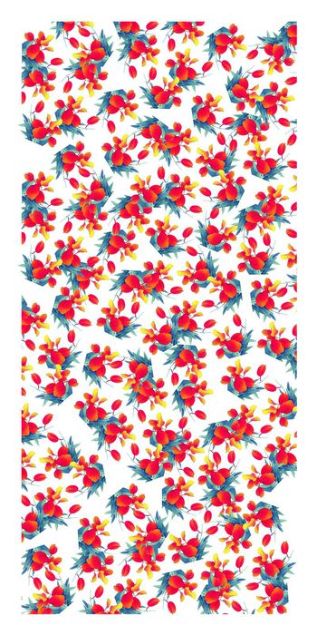 471621-中式清新围巾小碎花系列