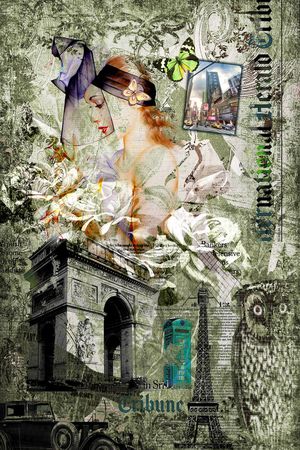 复古印花华亿平台图片