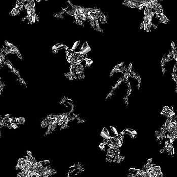 471646-复古碳笔调变形金刚印花