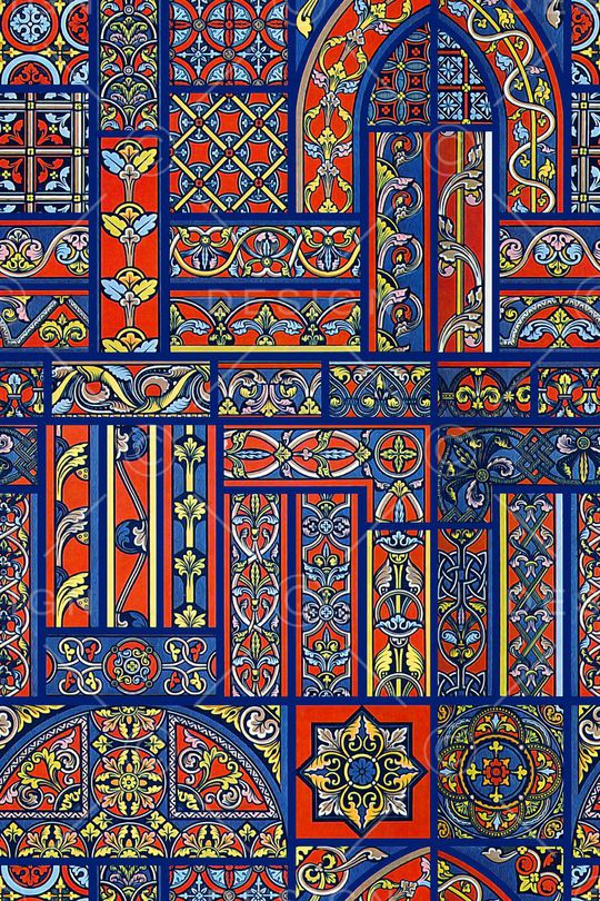 巴洛克式印花华亿平台图片