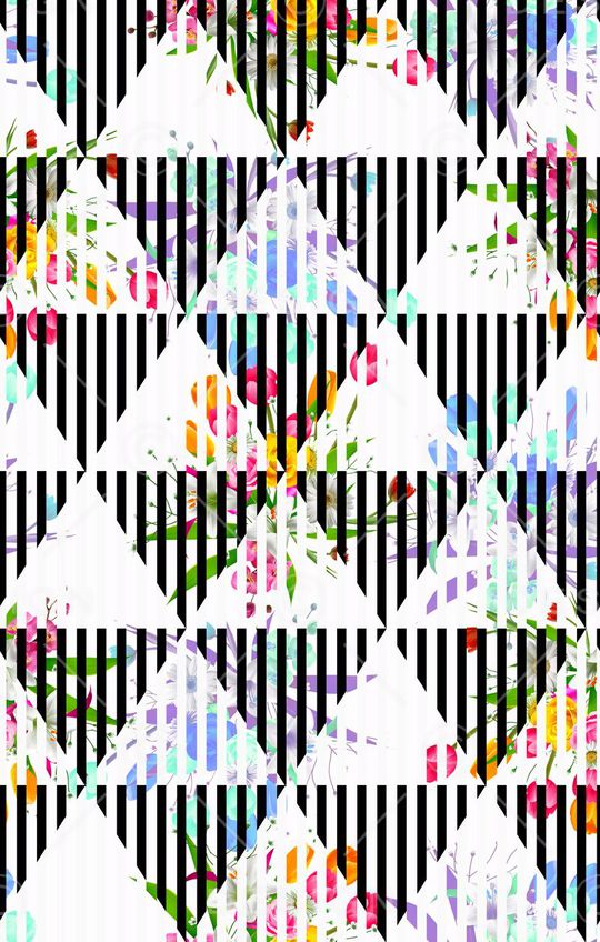 几何印花华亿平台图片