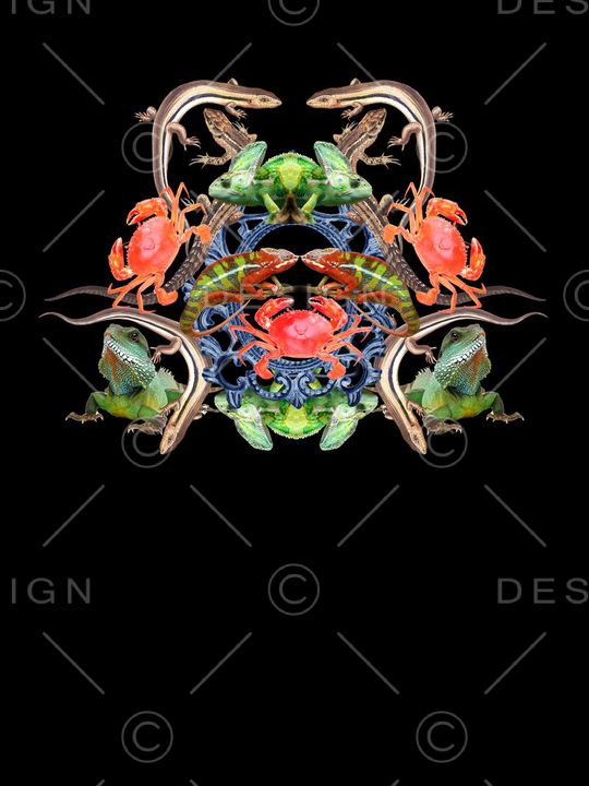 动物混合印花华亿平台图片