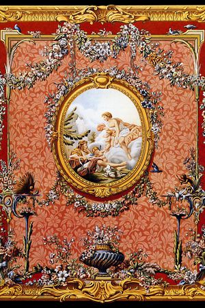 巴洛克式印花华亿平台图片