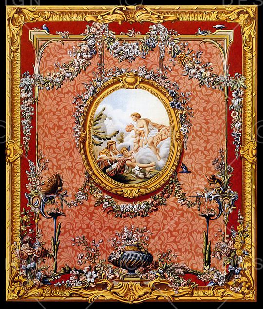 巴洛克式印花华亿平台图片