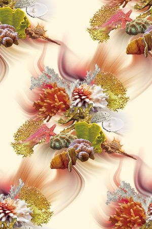 抽象印花华亿平台图片