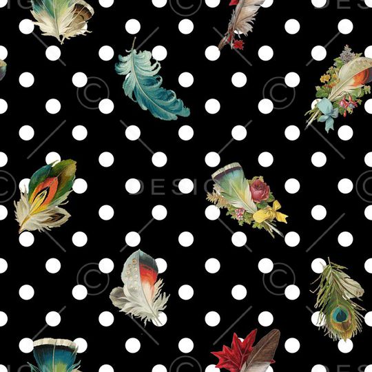 波点羽毛 圆点  女装 衬衣 连衣裙 雪纺 印花 几何 碎花 小碎花 大花 方块 衬衫印花 简单 时尚 大牌 潮流印花 女装印花 传统印花 T恤印花 波印花华亿平台图片