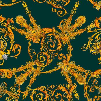 471813-范思哲VERSACE满身印花藤条宫