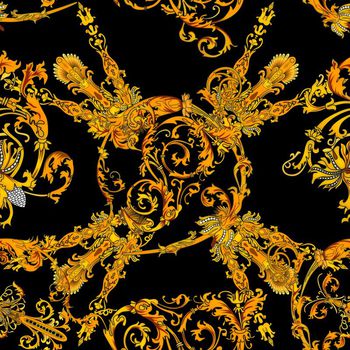 471814-范思哲VERSACE满身印花藤条宫