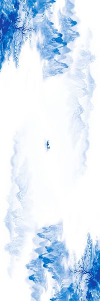 水墨风印花华亿平台图片