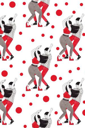 波点印花华亿平台图片