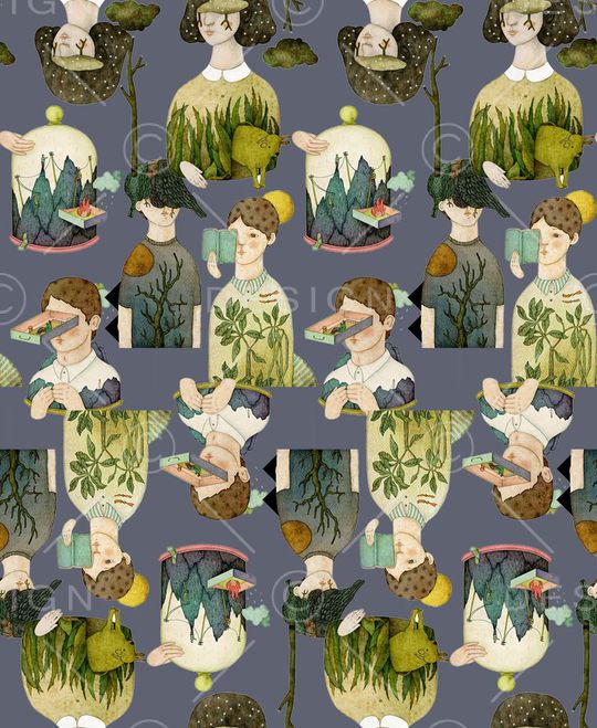 复古印花华亿平台图片