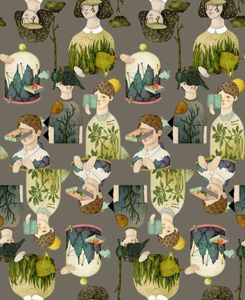 472078-复古时尚趣味植物人物秋冬华亿平台