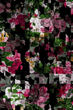 潮流时尚印花华亿平台图片