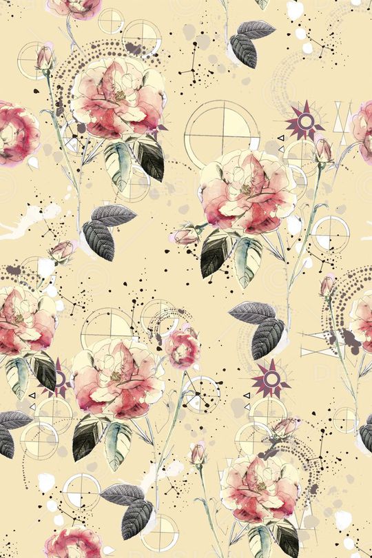 复古印花华亿平台图片