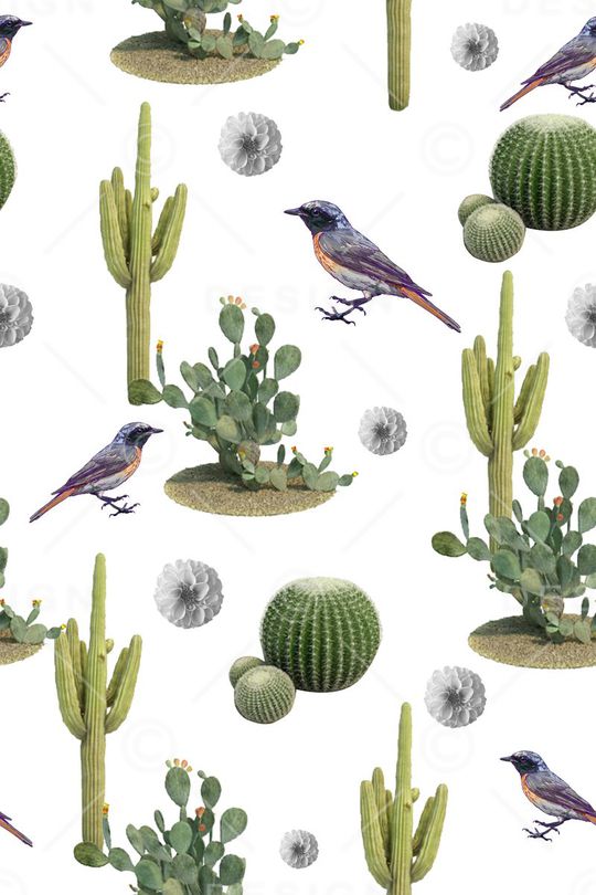 热带风情印花华亿平台图片