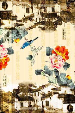 水乡印花华亿平台图片