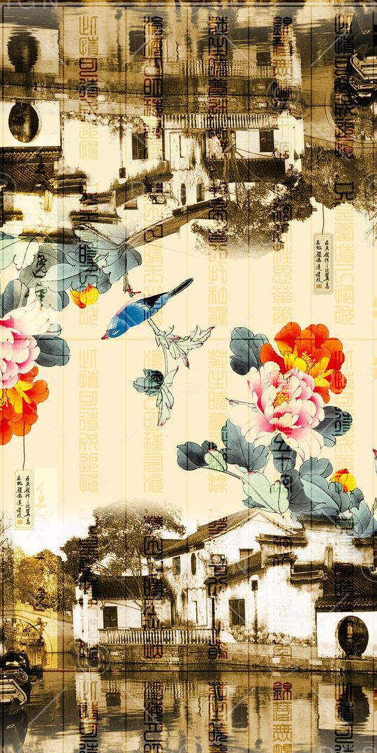 水乡印花华亿平台图片